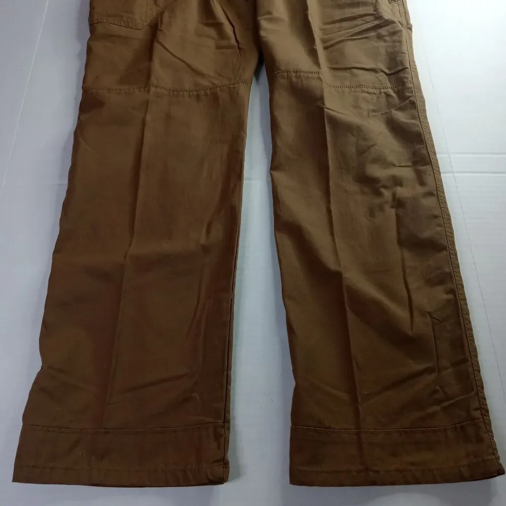 Wrangler Outdoor‎ Frontier Utility Pants Men's 40x32 Brown Straight Fit UPF 50+